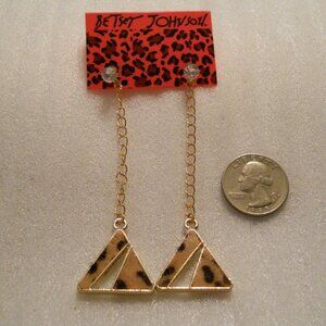 Betsey Johnson - Animal Print Earrings     7-30